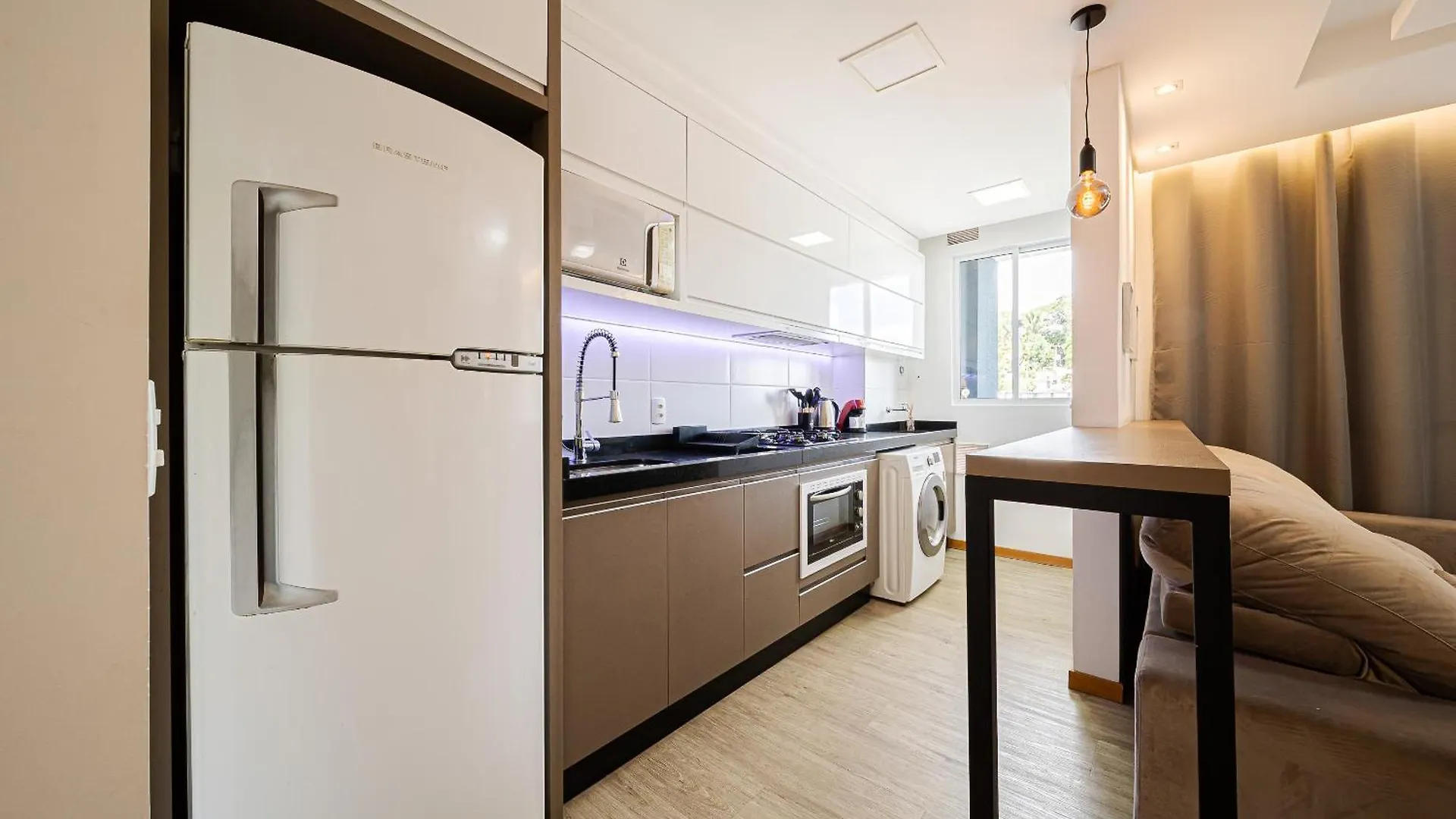 Aconchego E Privacidade Para Sua Familia Com 2 Quartos, Sala E Cozinha Integrados E Sacada Com Churrasqueira 约恩维利 公寓